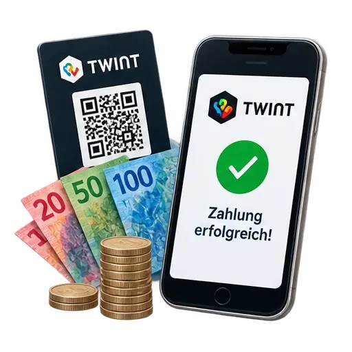 TWINT oder Barzahlung